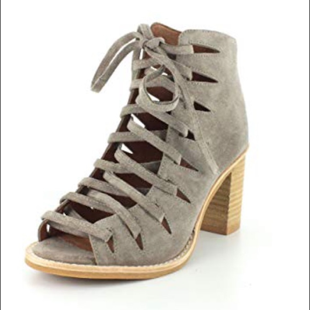 Jeffrey Campbell “Corwin” Lace Up Booties